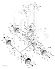 Hayter Hunter 46 Push - 320 (320T010212 - 320T099999) - Lower Mainframe Diagram