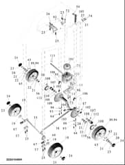 Hayter Hunter 54 AD - 331L (331L001001 - 331L099999) - Lower Mainframe Diagram
