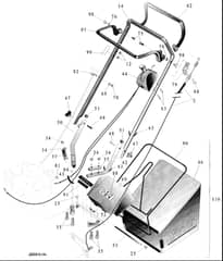 Hayter Hunter 54 AD - 331L (331L001001 - 331L099999) - Upper Mainframe Diagram