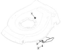 HW461 PD ES - 2010 - 299482548/ADE - Mountfield Rotary Mower Belt Protection Diagram