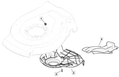 HW510 PD - 2010-2011 - 299536823/M10 - Mountfield Rotary Mower Belt Protection Diagram