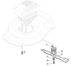 HW510 PD - 2010 - 299536823/MFR - Mountfield Rotary Mower Blade Diagram