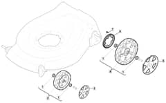 HW510 PD - 2010 - 299536823/MFR - Mountfield Rotary Mower Wheels Diagram