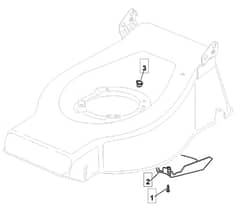 HW511 PD - 2008 - 294537043/UM8 - Mountfield Rotary Mower Belt Protection Diagram