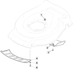 HW511 PD - 2011 - 299536043/M11 - Mountfield Rotary Mower Belt Protection Diagram