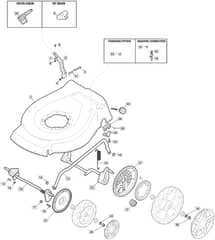 HW511 PD - 2011 - 299536043/M11 - Mountfield Rotary Mower Height Adjusting Diagram