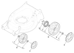 HW512 PD 4S - 2010-2011 - 299537838/M10 - Mountfield Rotary Mower Wheels Diagram