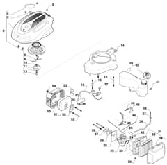 HW531 PD - 2022 - 294556043/M22 - Mountfield Rotary Mower ST200 Engine Diagram