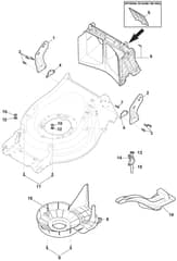 HW531 PD - 2019-2021 - 294556843/M19 - Mountfield Rotary Mower Belt Protection Diagram