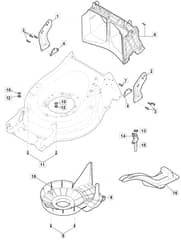 HW531 PD V - 2020-2022 - 294557823/CPL - Mountfield Rotary Mower Belt Protection Diagram