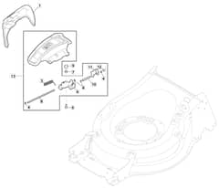 HW531 PD V - 2022 - 294557843/CPL - Mountfield Rotary Mower Ejection Guard Diagram