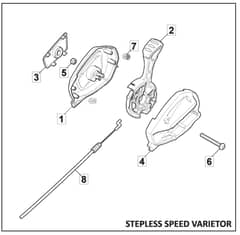 HW531 PD V - 2022 - 294557843/CPL - Mountfield Rotary Mower Throttle Diagram
