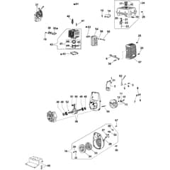 IC 2050 -  - Efco Sprayer Engine (From 07/03/08) Diagram