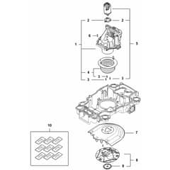 Stihl iMOW 3.0 EVO - Mowing Deck, Height Adjustment - Parts Diagram