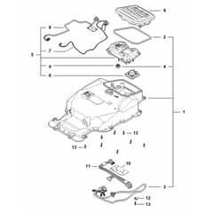 Stihl iMOW 3.0 - Housing Upper Part - Parts Diagram