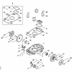 Stihl iMOW 3.0 - Lower Housing, Chassis - Parts Diagram