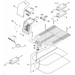 Stihl iMOW 4.0 EVO - Docking Station - Parts Diagram