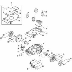 Stihl iMOW 4.0 - Lower Housing, Chassis - Parts Diagram