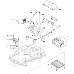 Stihl iMOW 5.0 - Electric Equipment - Parts Diagram