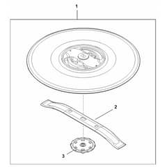 Stihl iMOW 7.0 - Accessories Mowing Deck - Mowing Blade - Parts Diagram