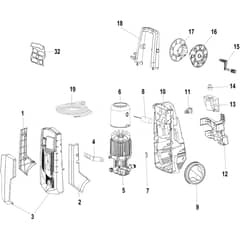 IP 1400 S - 2020 - Efco Pressure Washer Deck  Diagram