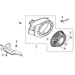 IPX 2000 S -  - Efco Pressure Washer Starter assy Diagram