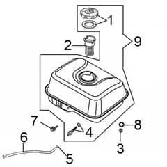 IPX 2000 S -  - Efco Pressure Washer Tank Diagram