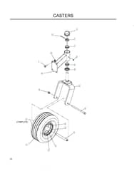 Husqvarna Iz25 - Casters