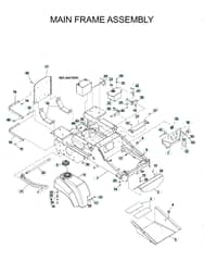 Husqvarna Iz4818 - Mainframe - Left Side