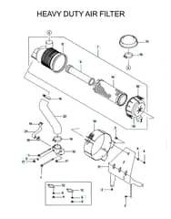 Husqvarna Ize4218 Kaa - Air Filter