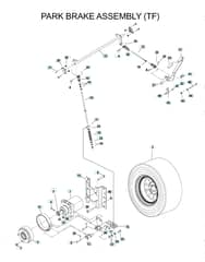 Husqvarna Ize 4821 Kaa - Parking Brake