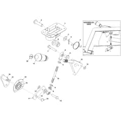 Countax Jcb D2050 - From 01-01-2004 To 01-01-2006 - 11 Handbrake