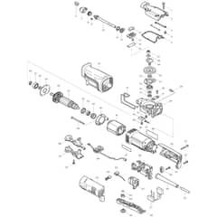 Makita JR1000FT - Recipro Saw - Power Tool Diagram