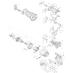 Makita JR3050 - Recipro Saw - Power Tool Diagram