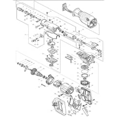 Makita JR3070CT - Recipro Saw - Power Tool Diagram