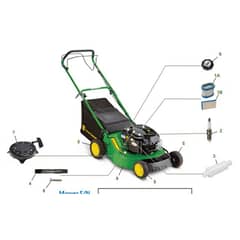 John Deere JS60 21 Inch Mower - Quick Reference Guide