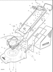 Hayter Jubilee AD - 424N (424N001001 - 424N099999) - Upper Mainframe Diagram