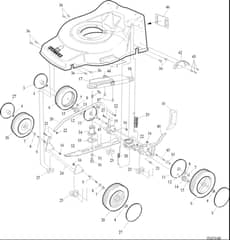 Hayter Jubilee AD - 424N (424N001001 - 424N099999) - Lower Mainframe Diagram