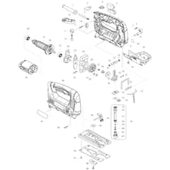 Makita JV0600 - Jig Saw - Power Tool Diagram