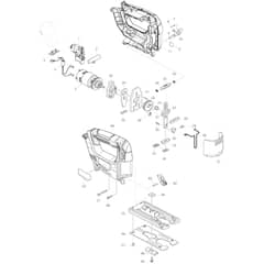 Makita JV100D - Cordless Jig Saw - Power Tool Diagram