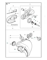 Husqvarna K1250 - Belt Guard & Pulley 3