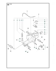 Husqvarna K1250 - Fuel Tank & Handle