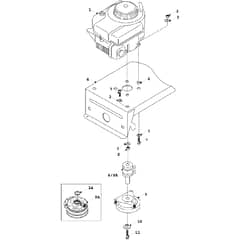 Countax K12.5 K14 (Single) - From 01-01-1991 To 01-01-1992 - 02 Engine And Clutch