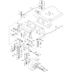 Countax K12.5 K14 (Single) - From 01-01-1991 To 01-01-1992 - 03 Front Axel