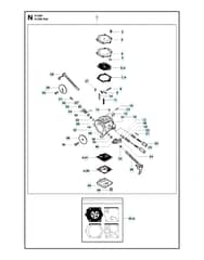 Husqvarna K1260RAIL - Carburetor Details