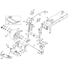 Countax K1850 - From 01-01-2003 To 01-01-2005 - 03 Front Axel
