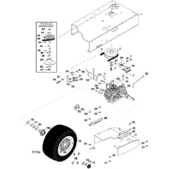 Countax K1850 - From 01-01-2003 To 01-01-2005 - 11 Hydrostatic Transmission