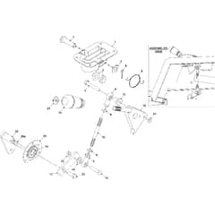Countax K1850 - From 01-01-2005 To 01-01-2006 - 11 Handbrake