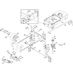 Countax K1850 - From 01-01-2006 To 30-11-2009 - 03 Front Axel