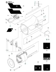 Husqvarna K3000 - Motor Housing